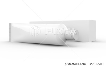 Blank toothpaste mockup 35506509