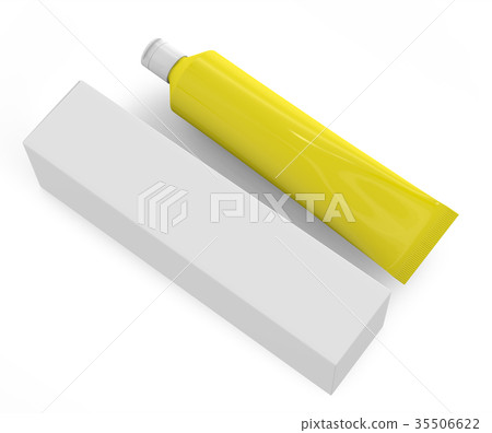 Toothpaste blank mockup 35506622