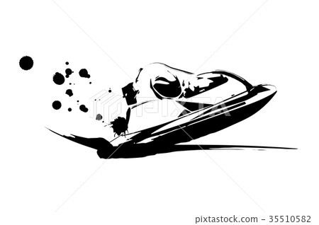 摩托艇比賽 35510582