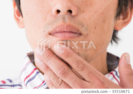 男性皮膚護理形象 男性皮膚護理形象 35510671