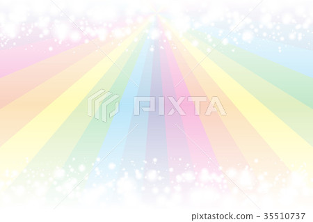 Background material wallpaper, ice, winter, snow scene, landscape, snow cover, winter scene, snow flakes, radiation, concentration line, iridescent, rainbow, colorful 35510737