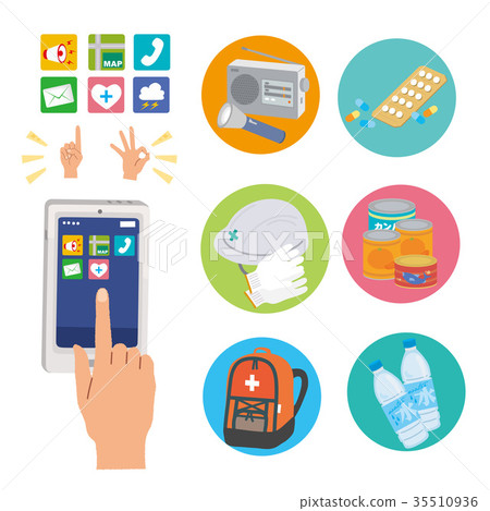 智能手機防災插圖 35510936