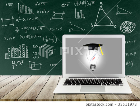 light bulb with certification on labtop light bulb with certification on labtop 35511978