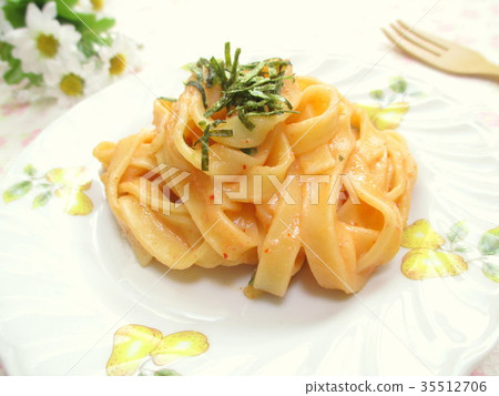 Mentaiko奶油意大利面 35512706