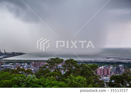 台灣台北淡水景觀Asia Taiwan Taipei freshwater landscape 35513557