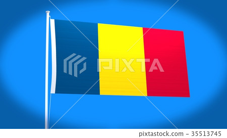 Chad national flag Chad national flag 35513745