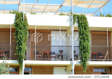 Skiathos Greek Island Hotel Facade Skiathos Greek Island Hotel Facade 35514046