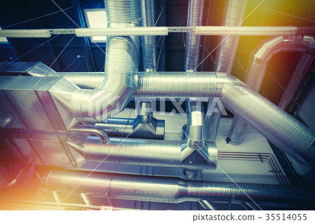Ventilation ducts of industrial air condition Ventilation ducts of industrial air condition 35514055