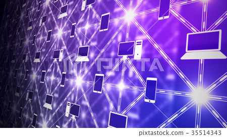 Computer Network Matrix Connection 35514343