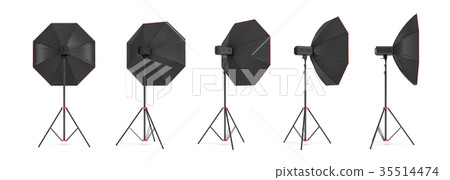3d rendering of an octobox lighting set on a stand 3d rendering of an octobox lighting set on a stand 35514474