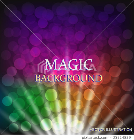 Colorful background with light effects. Vector 35514829