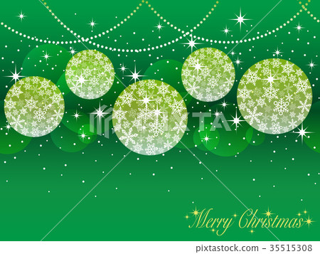 Seamless Christmas Ball Background Green Seamless Christmas Ball Background Green 35515308