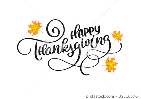 Celebration quote Happy Thanksgiving for postcard 35516570