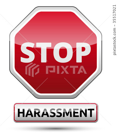 Harassment - STOP traffic sign 35517021