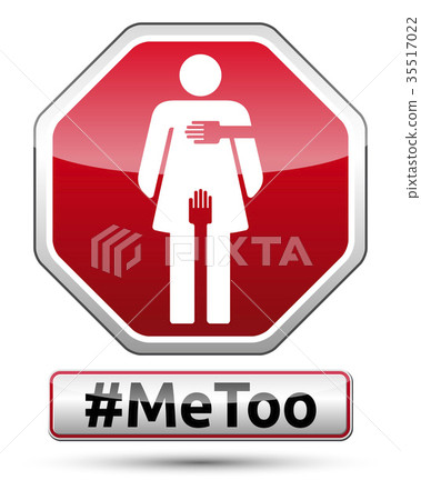 #MeToo - traffic sign with woman pictogram #MeToo - traffic sign with woman pictogram 35517022