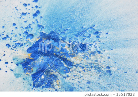 color powder spread on white paper color powder spread on white paper 35517028