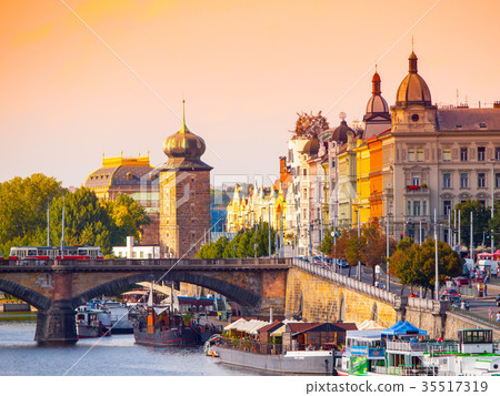 Masaryk Embankment with and Sitkovska water tower 35517319