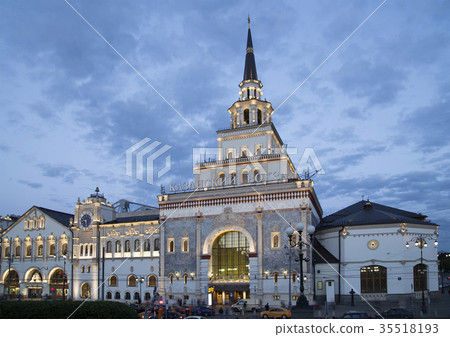 Kazansky railway terminal in Moscow, Russia. 35518193