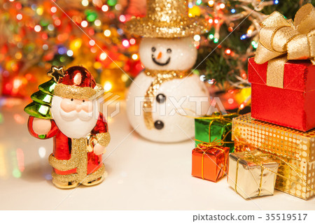 gift box santa and snowman Christmas toy gift box santa and snowman Christmas toy 35519517