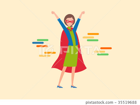 強 概念 女士 35519688