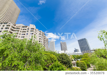 與塔公寓的都市風景 35520078