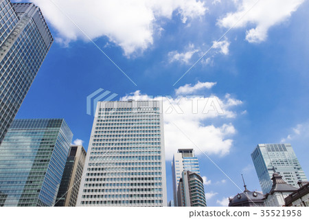 Scenery of office town 35521958