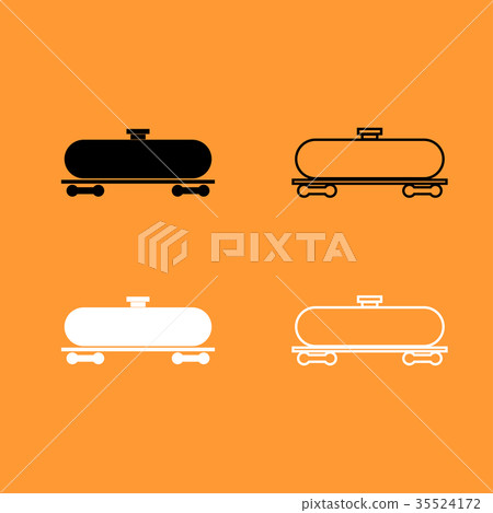 Cistern black and white set icon . Cistern black and white set icon . 35524172