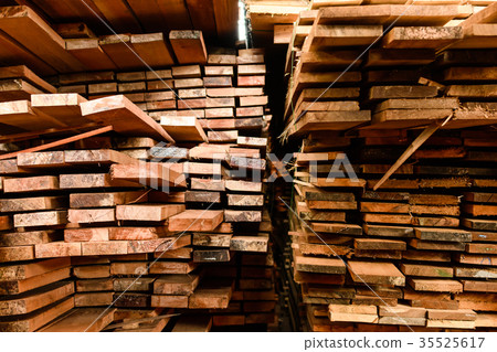 Wood factory stock and lumber board Wood factory stock and lumber board 35525617