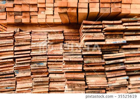 Wood factory stock and lumber board Wood factory stock and lumber board 35525619