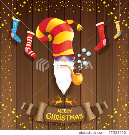 vector bad rock n roll dj santa claus with smoking vector bad rock n roll dj santa claus with smoking 35525950