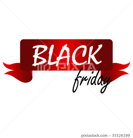 Isolated black friday label Isolated black friday label 35526199