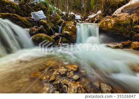 Cascade of Sibli-Wasserfall. Rottach-Egern 35526847