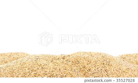 Seamless backdrop of sand dunes isolated on white Seamless backdrop of sand dunes isolated on white 35527028