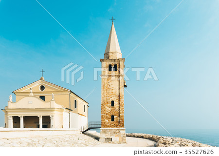 Tourist district of the old town of Caorle Italy 35527626