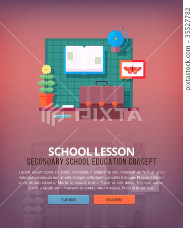 Set of flat design illustration concepts for Set of flat design illustration concepts for 35527782