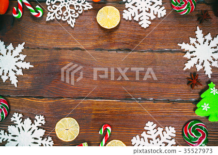 Christmas background with snowflakes, cones, Christmas background with snowflakes, cones, 35527973
