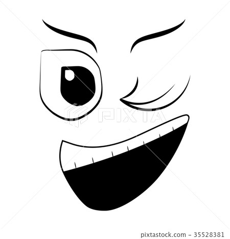Abstract happy expression Abstract happy expression 35528381