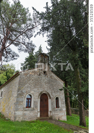Ancient church close to Tar, Istria, Croatia. 35528589