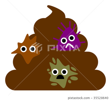Illustration of defecation Illustration of defecation 35528640