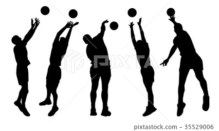 Men volleyball players Men volleyball players 35529006