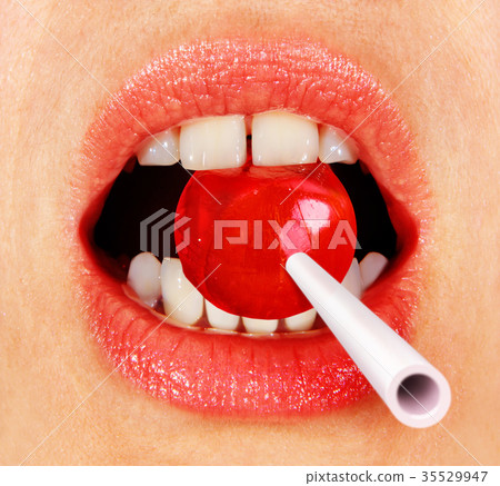 lollipop in mouth lollipop in mouth 35529947