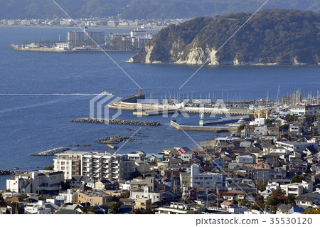 A view of the sea from Hayama Migaokayama towards the dumplings 35530120