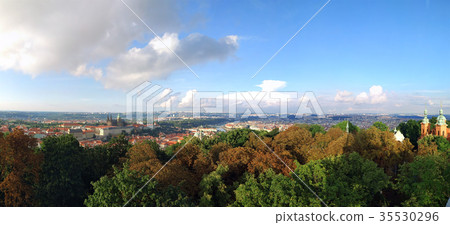 Prague old city panorama Prague old city panorama 35530296