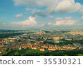 Prague old city panorama 35530321