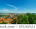 Prague old city panorama 35530322