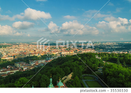 Prague old city panorama Prague old city panorama 35530330