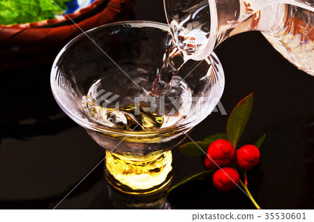 Japanese glass cup Japanese glass cup 35530601