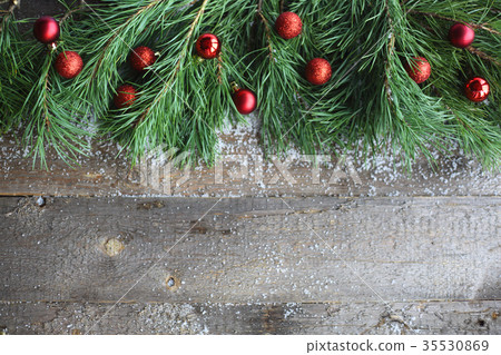 Christmas card on wooden background Christmas card on wooden background 35530869