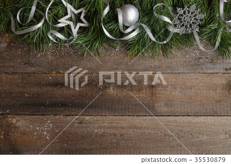 Christmas card on wooden background Christmas card on wooden background 35530879