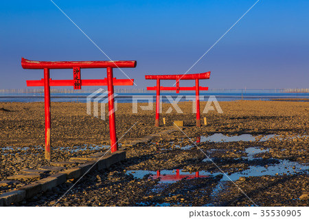 日落之前在日落的佐賀縣塔拉町 日落之前在日落的佐賀縣塔拉町 35530905